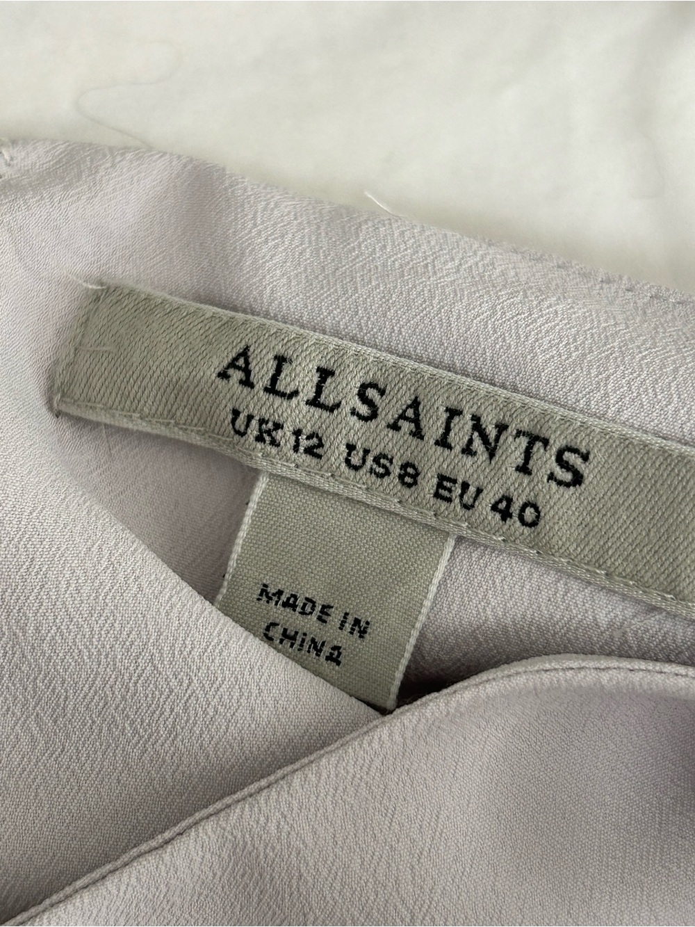 AllSaints Cream Dress with Red Floral Accents - Picture 8 of 12